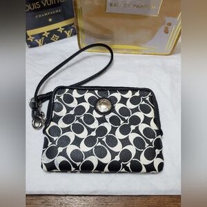 Coach Leather Wristlet